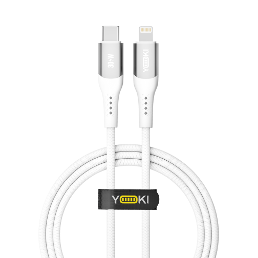 Купити Кабель USB YOKI SOLID YK-SO15 Type-C to Lightning 30W 1.2m