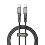 Купити Кабель USB YOKI LED YK-LE17 Type-C to Lightning 30W 1.2m