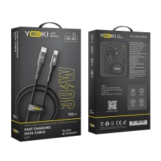 Купить USB YOKI LED YK-LE17 Type-C to Lightning 30W 1.2m Купить USB YOKI LED YK-LE17 Type-C to Lightning 30W 1.2m