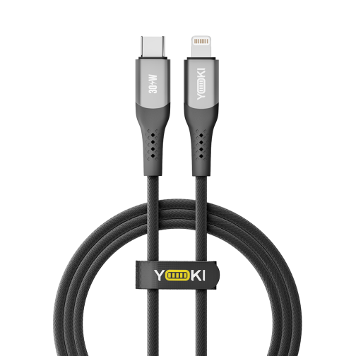 Купити Кабель USB YOKI SOLID YK-SO15 Type-C to Lightning 30W 1.2m, 4
