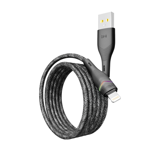 Купити Кабель USB YOKI RGB YK-RG24 Lightning 2.4A 1.2m, 4
