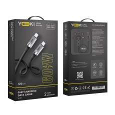 Купить USB YOKI ULTRA YK-UL61 Type-C to Type-C 60W 1.2m Купить USB YOKI ULTRA YK-UL61 Type-C to Type-C 60W 1.2m