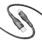 Купити Кабель USB YOKI RGB YK-RG24 Type-C to Type-C 60W 1.2m, 4