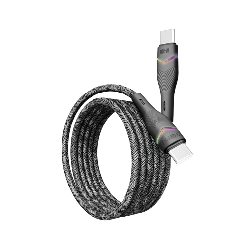 Купити Кабель USB YOKI RGB YK-RG24 Type-C to Type-C 60W 1.2m, 5