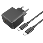 Купити Мережевий Зарядний Пристрій Hoco CS13A 1USB-C PD/QC 20W+Type-C to Type-C, 5