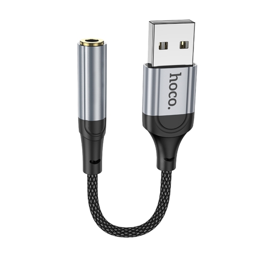 Купить Переходник Hoco LS36 Sound Card USB to AUX 3.5mm (female) 12cm