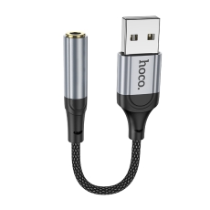 Купить Переходник Hoco LS36 Sound Card USB to AUX 3.5mm (female) 12cm Купить Переходник Hoco LS36 Sound Card USB to AUX 3.5mm (female) 12cm