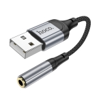Купить Переходник Hoco LS36 Sound Card USB to AUX 3.5mm (female) 12cm, 3