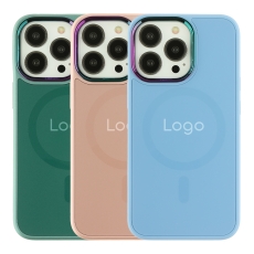 Купить Чехол AG-Glass Chrome Camera with Magsafe для iPhone 13 Pro