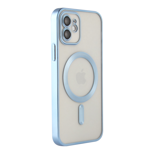 Чохол TPU Metallic Chrome Full Camera with Magsafe для iPhone 12 превью 18
