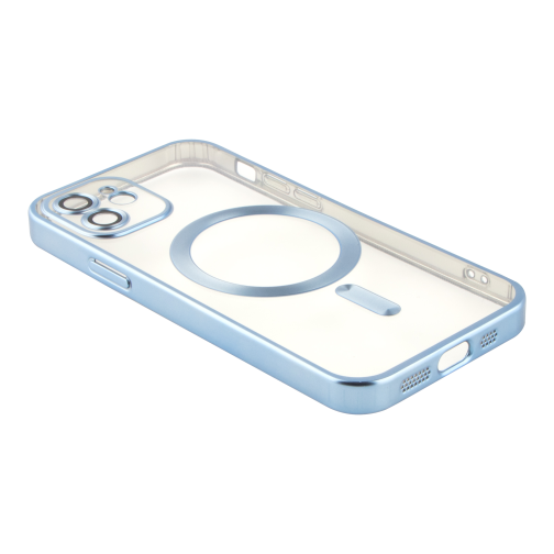 Чохол TPU Metallic Chrome Full Camera with Magsafe для iPhone 12 превью 20
