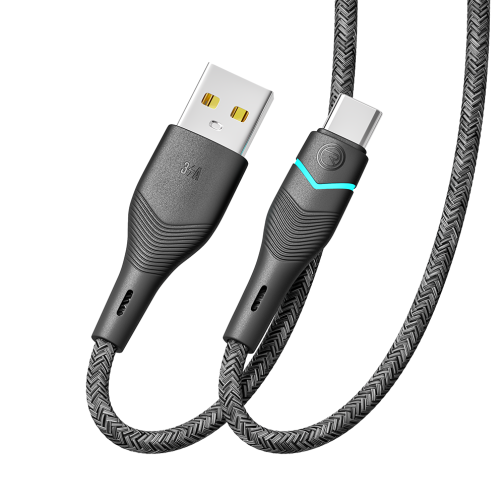 Купить USB Ridea RC-RL15 RGB Light Type-C 3A 1.2m, 4