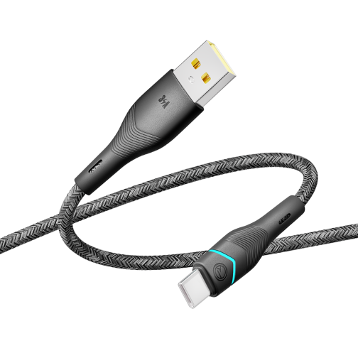 Купить USB Ridea RC-RL15 RGB Light Type-C 3A 1.2m, 6