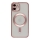 Купить Чехол TPU Metallic Chrome Full Camera with Magsafe для iPhone 12 Chrome Rose