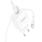 Купити Мережевий Зарядний Пристрій Borofone BA81A 1USB-C PD/QC 20W+Type-C to Type-C, 3