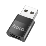 Купить Переходник Hoco UA17 USB Male to Type-C female USB2.0 adapter, 2