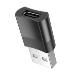 Купить Переходник Hoco UA17 USB Male to Type-C female USB2.0 adapter, 4