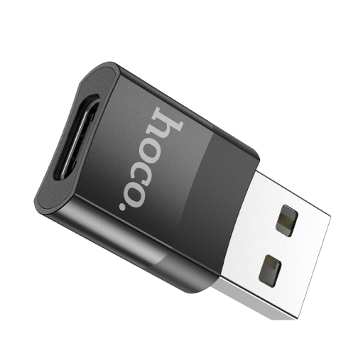 Купить Переходник Hoco UA17 USB Male to Type-C female USB2.0 adapter, 7