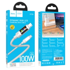 Купити Кабель USB Hoco U126 100W Type-C to Type-C 1.2m Купити Кабель USB Hoco U126 100W Type-C to Type-C 1.2m
