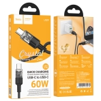 Купити Кабель USB Hoco U129 60W Type-C to Type-C 1.2m, 3