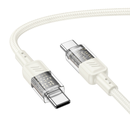 Купити Кабель USB Hoco U129 60W Type-C to Type-C 1.2m, 4