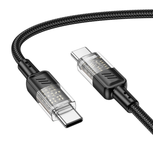 Купити Кабель USB Hoco U129 60W Type-C to Type-C 1.2m, 5