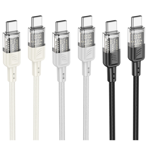 Купити Кабель USB Hoco U129 60W Type-C to Type-C 1.2m, 6