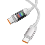 Купить USB Hoco U126 100W Type-C to Type-C 1.2m, 7