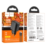 Купити Мережевий Зарядний Пристрій Hoco CS23A 1USB/1USB-C PD/QC 30W+Type-C to Type-C, 2