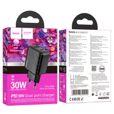 Купить Сетевое Зарядное Устройство Hoco CS23A 1USB/1USB-C PD/QC 30W Купить Сетевое Зарядное Устройство Hoco CS23A 1USB/1USB-C PD/QC 30W