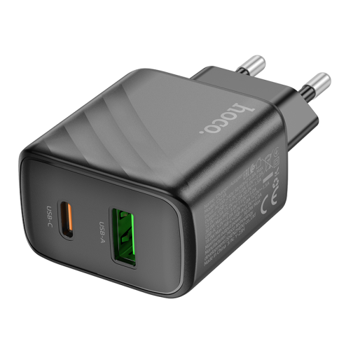 Мережевий Зарядний Пристрій Hoco CS23A 1USB/1USB-C PD/QC 30W превью 5