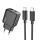 Купити Мережевий Зарядний Пристрій Hoco CS23A 1USB/1USB-C PD/QC 30W+Type-C to Type-C Чорний