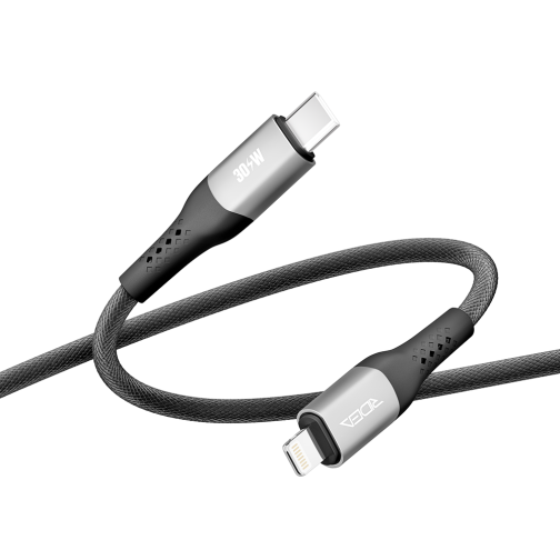 Купити Кабель USB Ridea RC-US42 UltraStrong Type-C to Lightning 30W 1.2m, 7