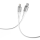 Купити Кабель USB Ridea RC-US42 UltraStrong Type-C to Lightning 30W 1.2m Бiлий