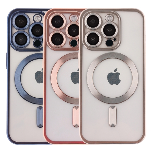 Купить Чехол TPU Metallic Chrome Full Camera with Magsafe для iPhone 12 Pro Max