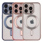 Купить Чехол TPU Metallic Chrome Full Camera with Magsafe для iPhone 12 Pro Max