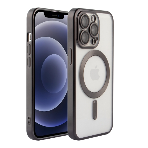 Купить Чехол TPU Metallic Chrome Full Camera with Magsafe для iPhone 12 Pro Max, 2