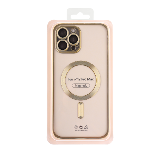 Чохол TPU Metallic Chrome Full Camera with Magsafe для iPhone 12 Pro Max превью 3