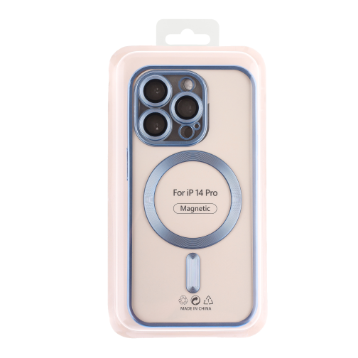 Чохол TPU Metallic Chrome Full Camera with Magsafe для iPhone 14 Pro превью 3