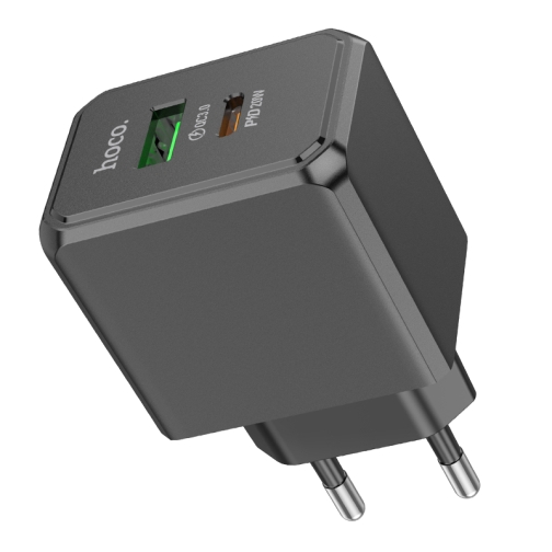 Купити Мережевий Зарядний Пристрій Hoco CS14A 1USB-C/1USB PD/QC 20W, 3