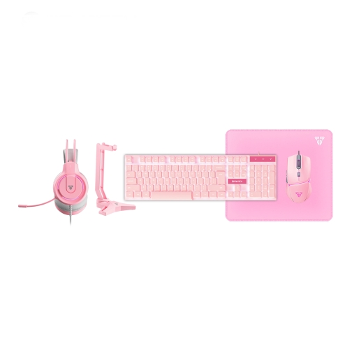 Купить Игровой Комплект 5в1 FANTECH P51 (Клавиатура, Мышь, Коврик, Наушники с подставкой), 6