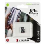 Купить Карта Памяти Kingston Canvas Select Plus microSDXC (UHS-1) 64gb 10 Class