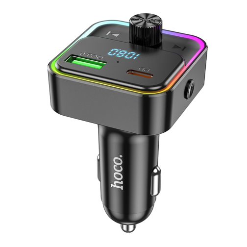 FM-трансмітер Hoco E81 USB-C PD30W+USB-A QC18W/BT5.0 Total 30W превью 3