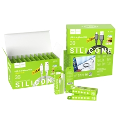Купити Кабель USB Hoco X101 Assistant Silicone Micro 2.4A 30шт. Купити Кабель USB Hoco X101 Assistant Silicone Micro 2.4A 30шт.
