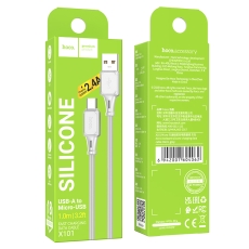 Купити Кабель USB Hoco X101 Assistant Silicone Micro 2.4A 30шт. Купити Кабель USB Hoco X101 Assistant Silicone Micro 2.4A 30шт.