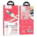 Купить USB Hoco U129 PD27W Type-C to Lightning 1.2m, 3
