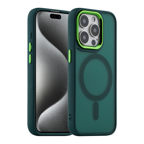 Чохол TPU+PC Space Magnetic Color with Magsafe для iPhone 15 Pro превью 2