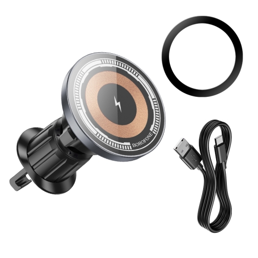 Купити Автотримач Borofone BH211 Riley Magnetic Wireless 15W, 3