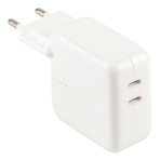 Купити Мережевий Зарядний Пристрій For IP 2USB-C PD25W+PD25W Total 50W 1:1