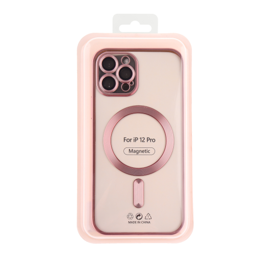 Чохол TPU Metallic Chrome Full Camera with Magsafe для iPhone 12 Pro превью 3